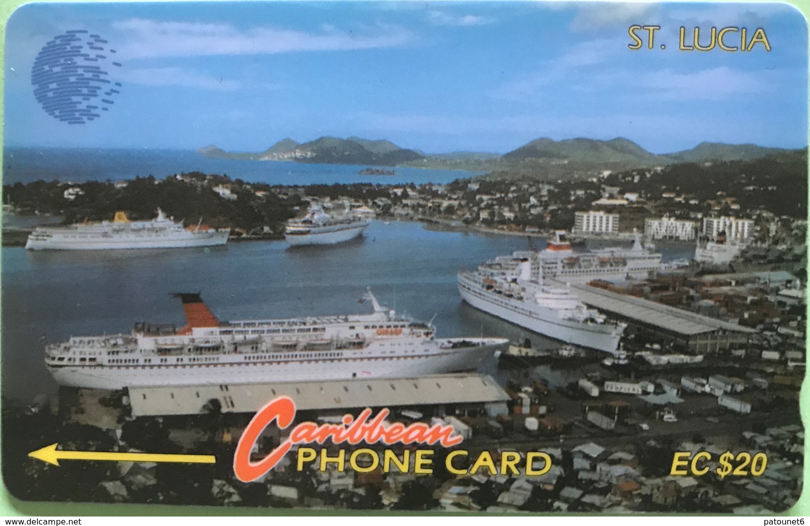 SAINTE LUCIE  -  Phonecard  - Cable & Wireless  - EC $ 20 - St. Lucia