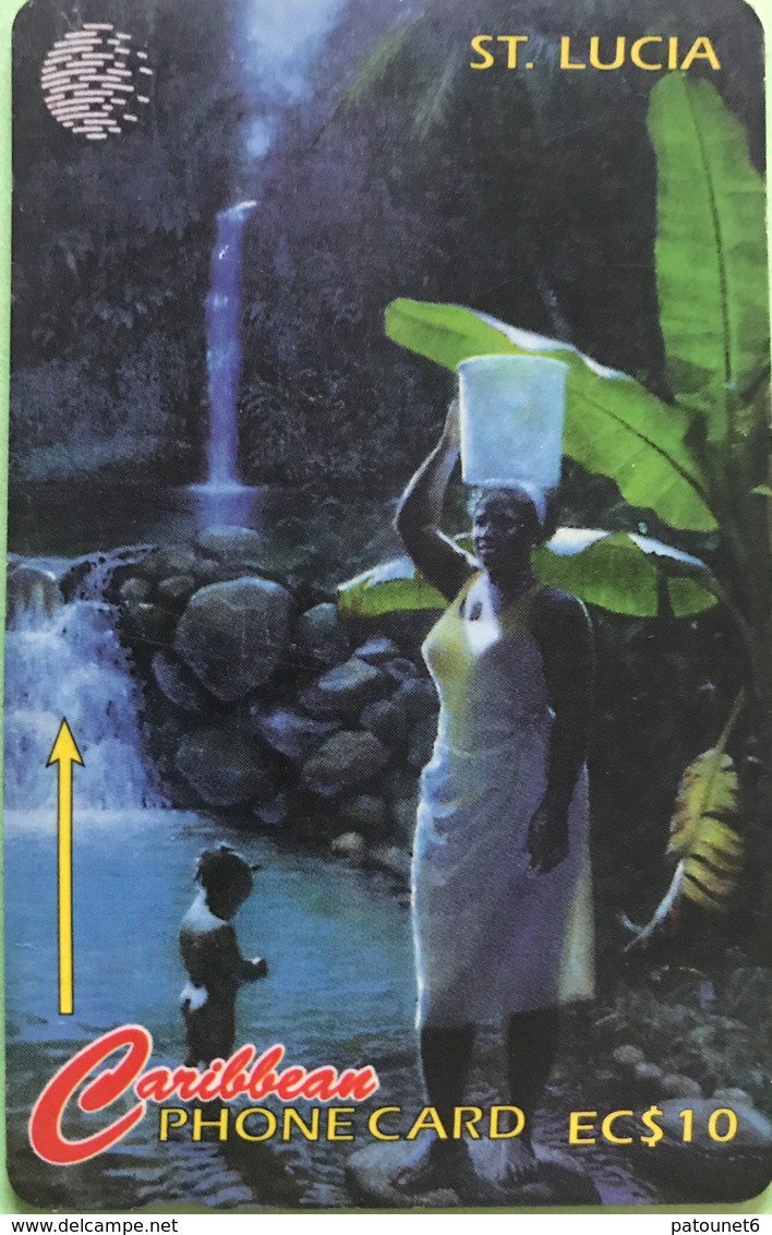 SAINTE LUCIE  -  Phonecard  - Cable & Wireless  -  The People Of St. Lucia  -  EC $ 10 - St. Lucia