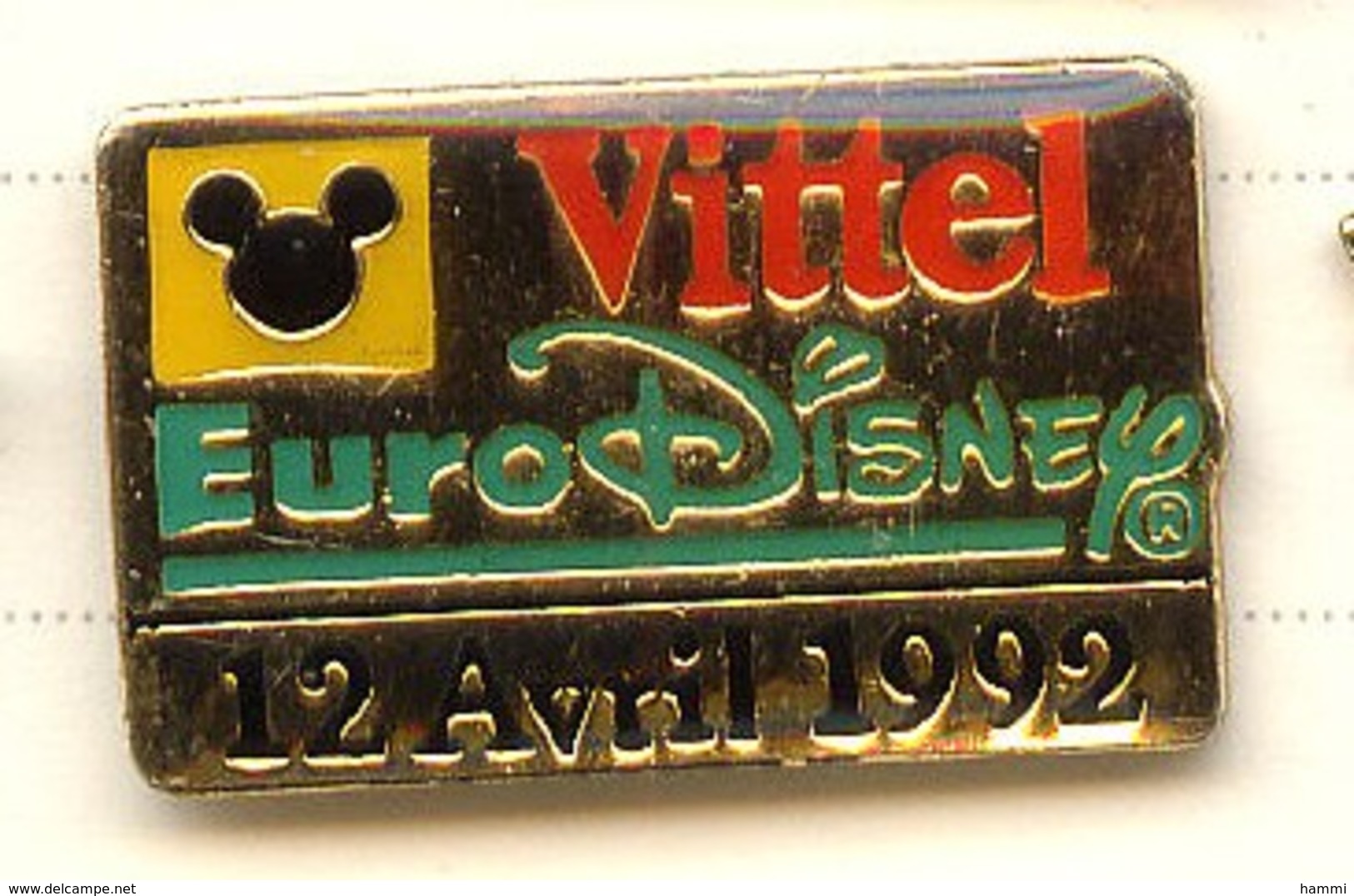 F202 Pin's Vosges Vittel Version Epoxy Signé Disney Euro Et Disney  Collés Achat Immédiat - Disney