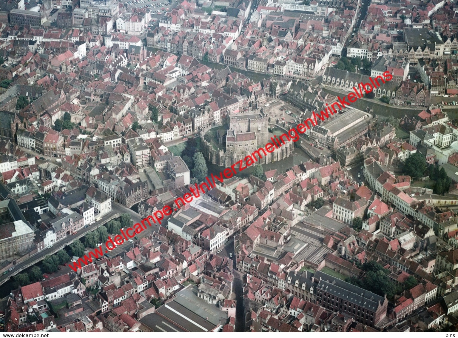 Gent - Gravensteen In Juli 1977 - Photo 15x23cm - Luchtfoto - Lieux