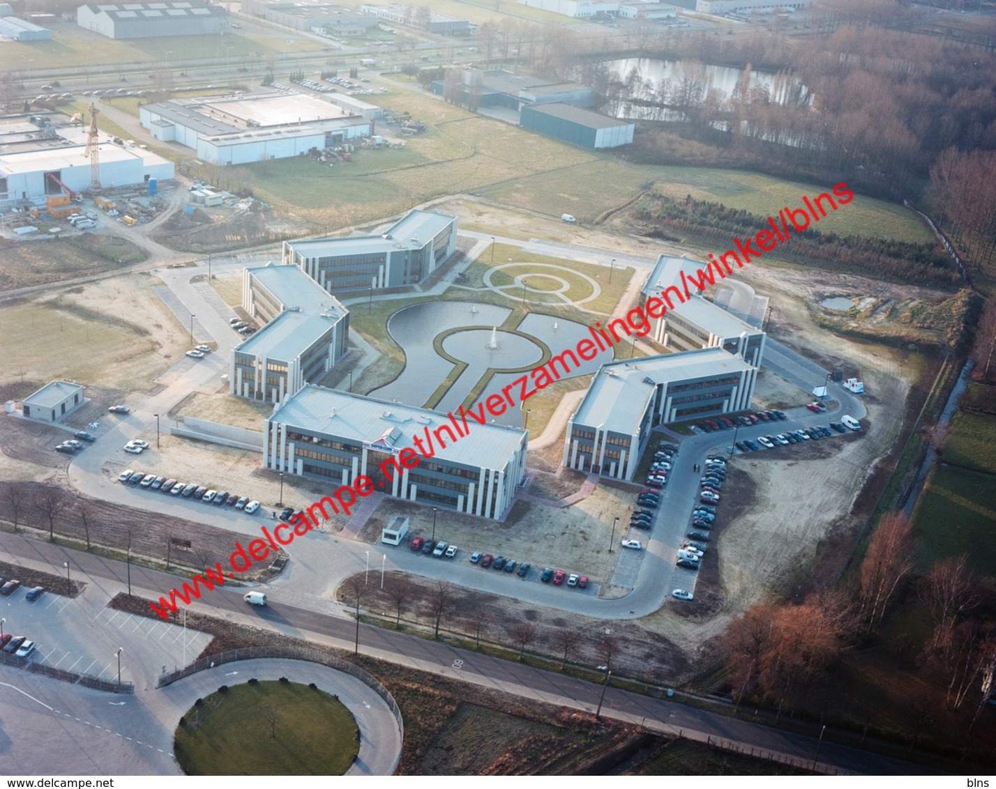 Hingene Bornem -Fountain Business Park In December 1991 - Photo 15x23cm - Luchtfoto - Superclub - Lieux