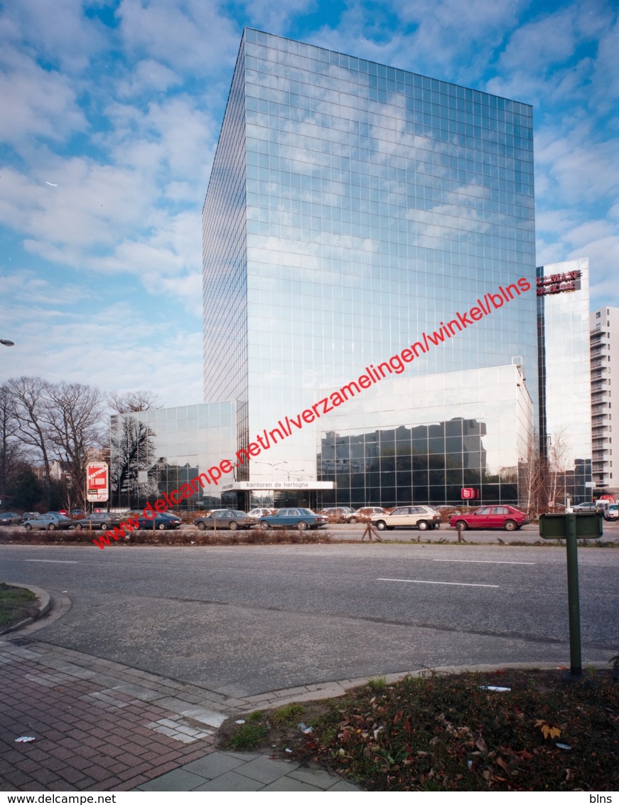 Antwerpen -  Desguinlei Warwick Hotel In November 1987 - Photo 15x23cm - Luchtfoto - Vivium Kantoren De Hertoghe - Lieux