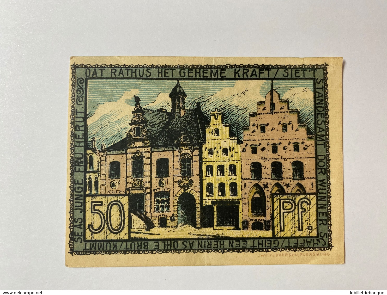 Allemagne Notgeld Husum 50 Pfennig - Collections