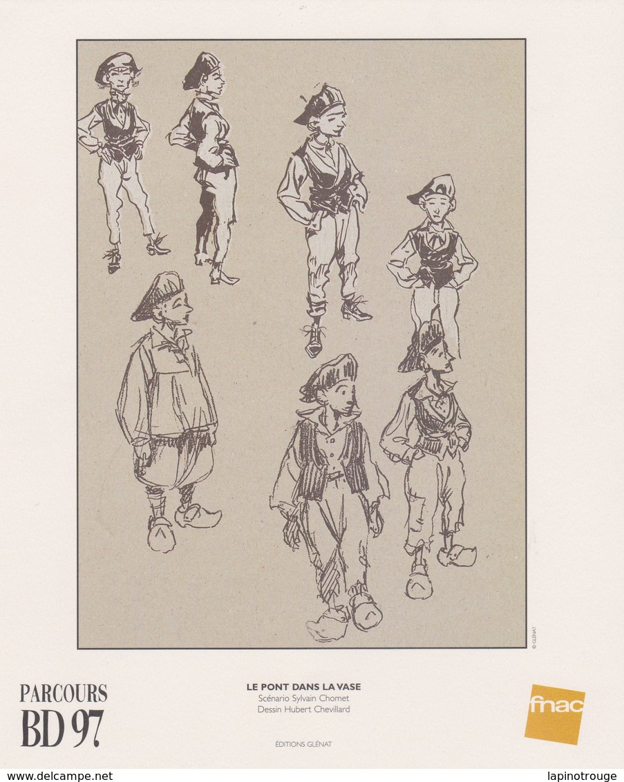Ex-libris CHEVILLARD Hubert Le Pont Dans La Vase Glénat 1997 (Chomet - Künstler A - C