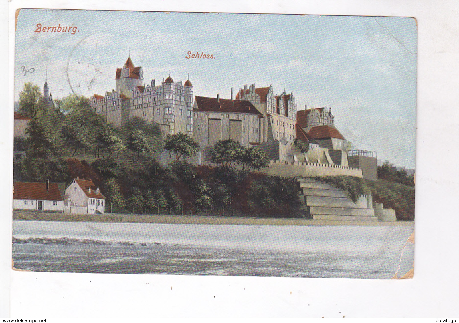 CPA BERNBURG, SCHLOSS En 1908! - Bernburg (Saale)