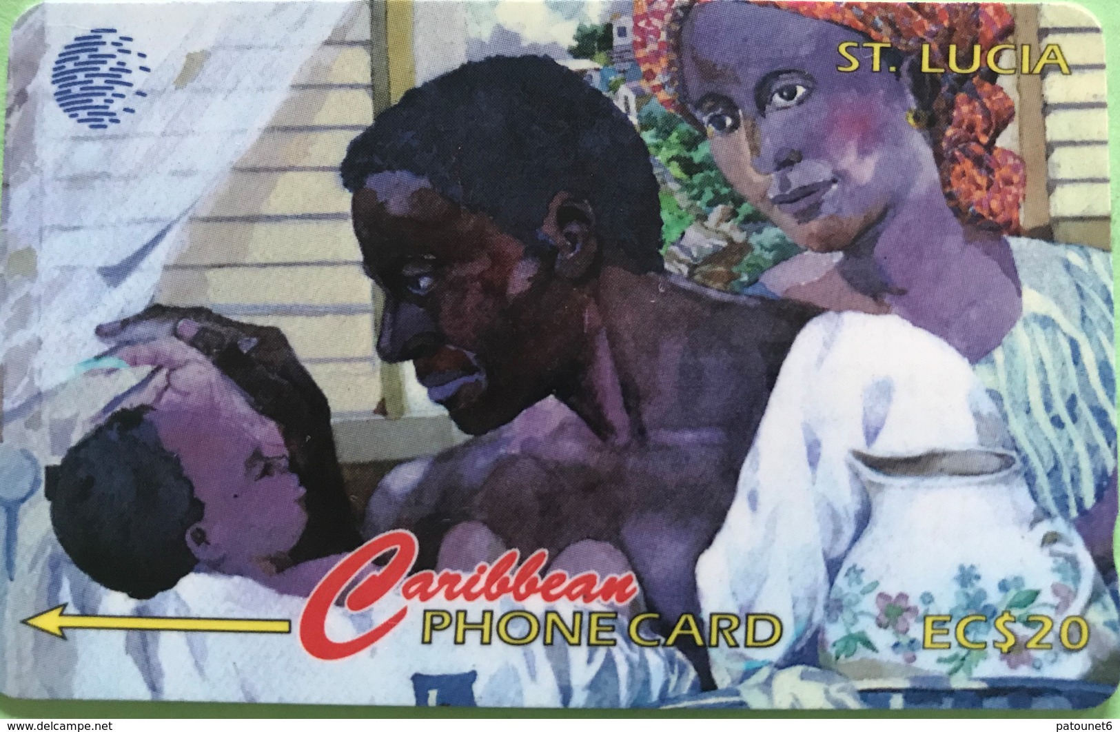 SAINTE LUCIE  -  Phonecard  - Cable & Wireless   - The People Of St. Lucia  -  EC $ 20 - Santa Lucía