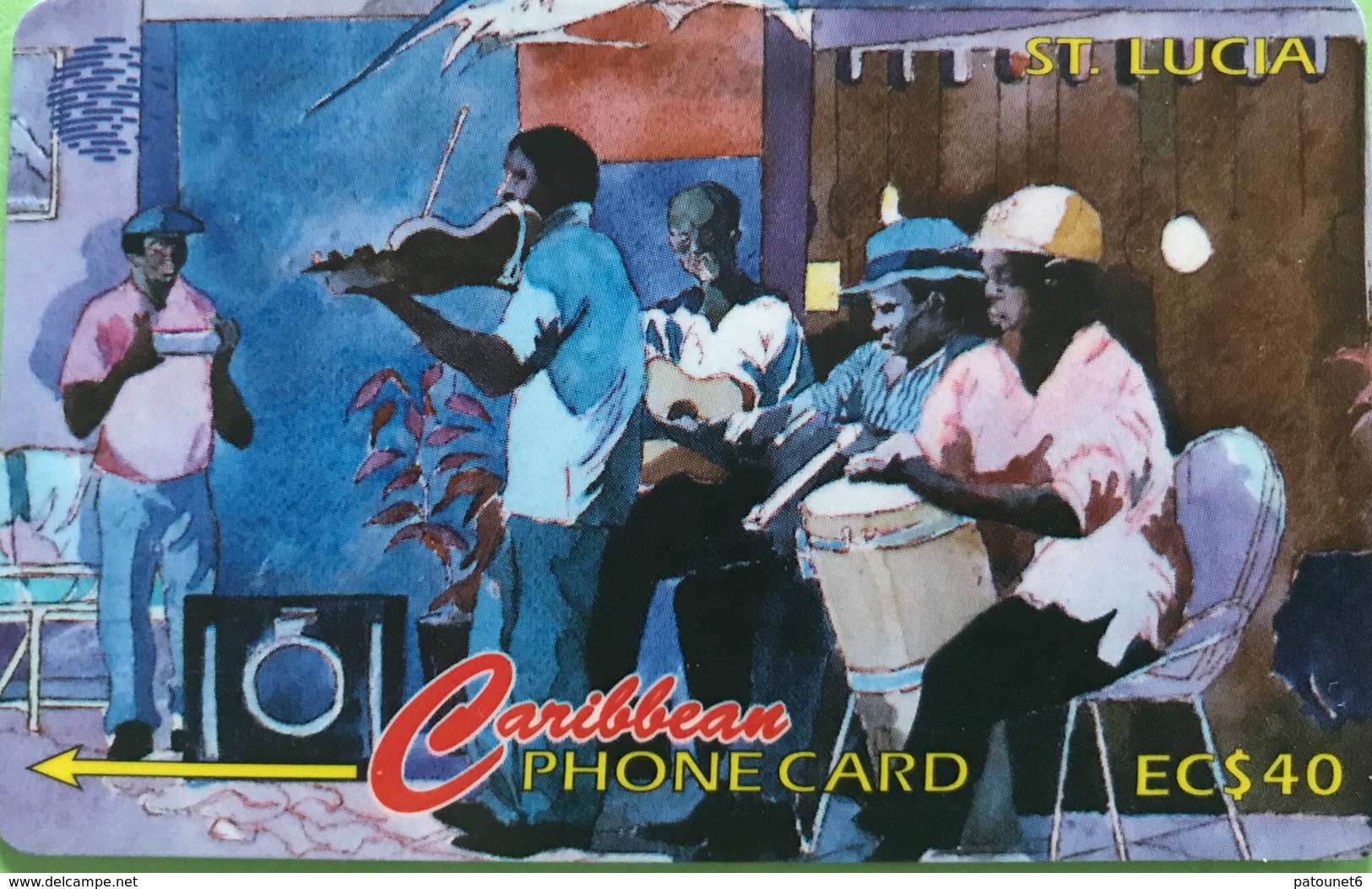 SAINTE LUCIE  -  Phonecard  - Cable & Wireless   - The People Of St. Lucia  -  EC $ 40 - St. Lucia