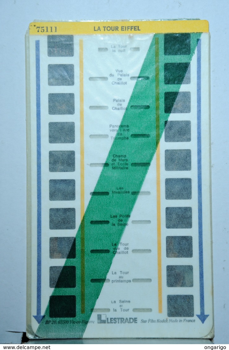 LESTRADE  :  75111  :    LA TOUR EIFFEL - Visionneuses Stéréoscopiques