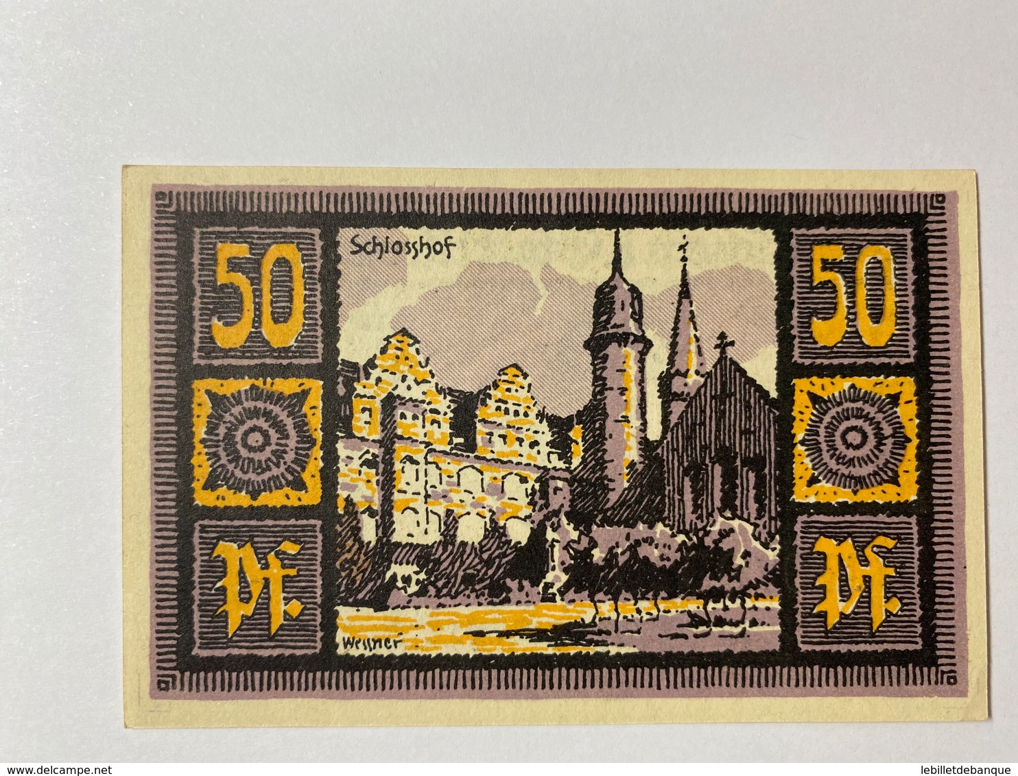 Allemagne Notgeld Merseburg 50 Pfennig - Collections