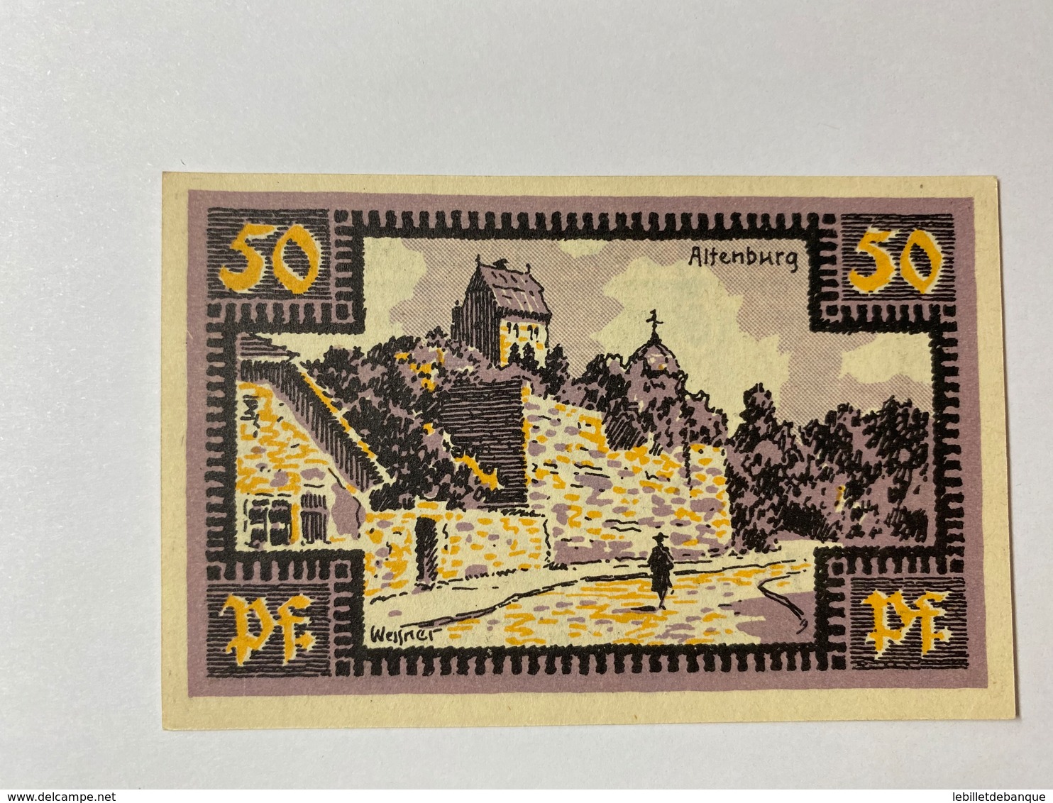 Allemagne Notgeld Merseburg 50 Pfennig - Collections