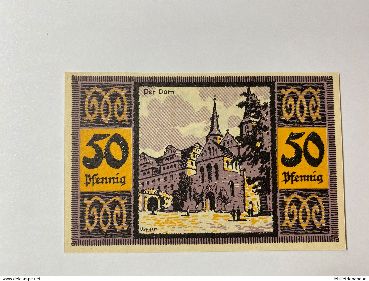 Allemagne Notgeld Merseburg 50 Pfennig - Collections