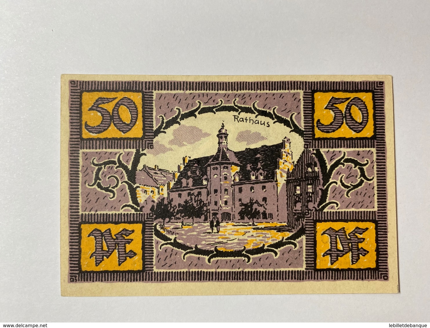 Allemagne Notgeld Merseburg 50 Pfennig - Collections