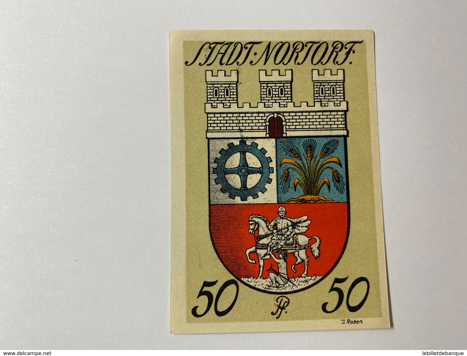 Allemagne Notgeld Nortorf 50 Pfennig - Collections