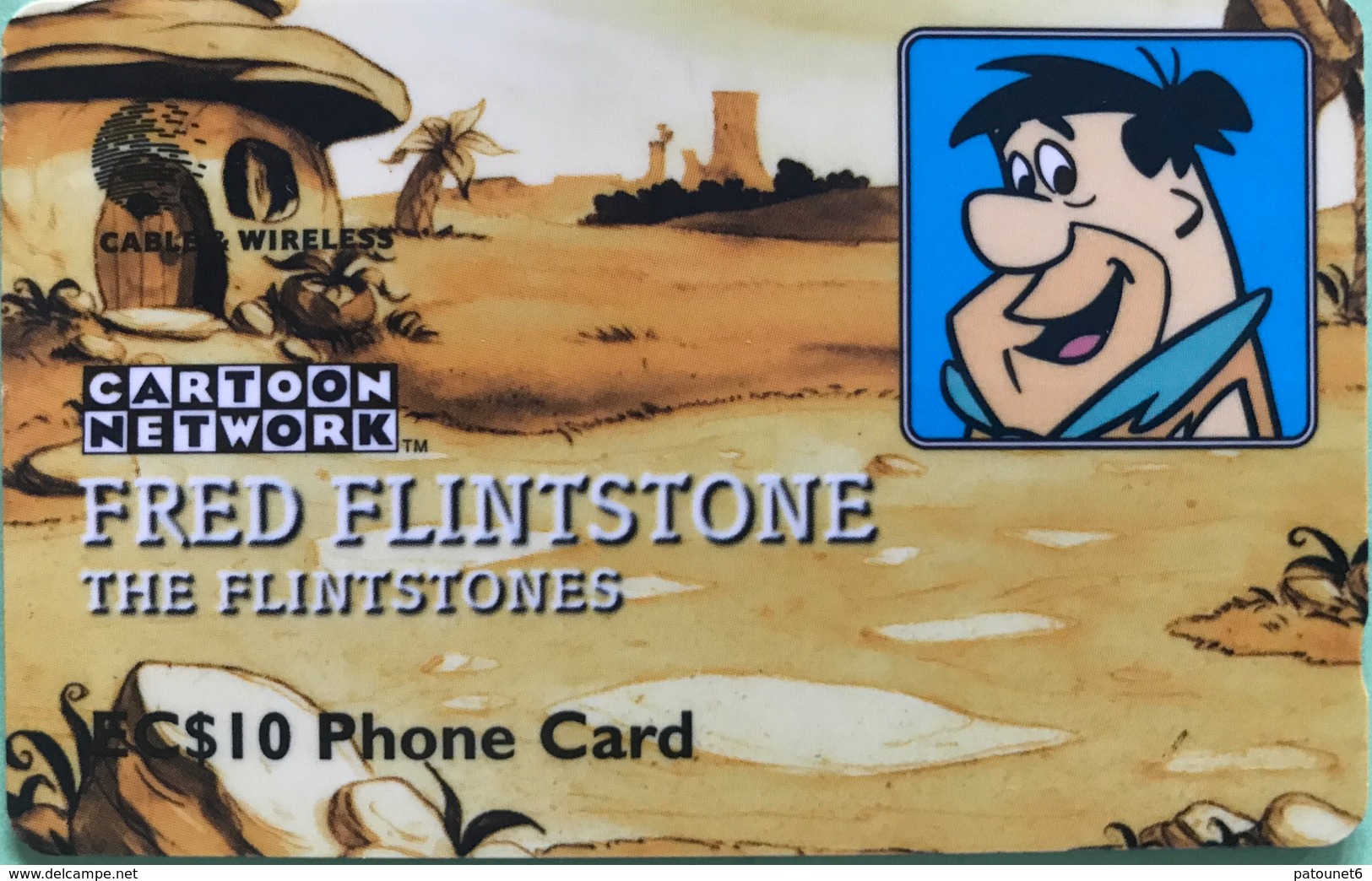 SAINTE LUCIE  -  Phonecard  - Cable & Wireless   - Fred Flintstone  -  EC $ 10 - St. Lucia