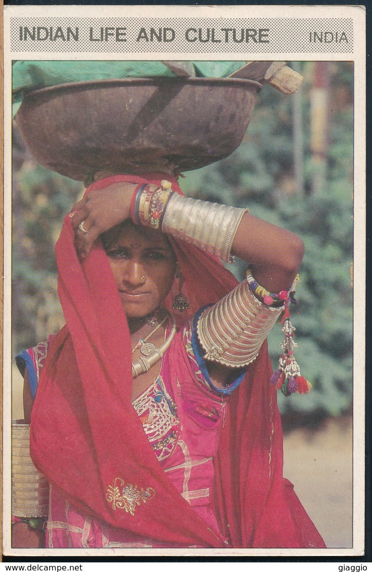 °°° 21152 - INDIA - INDIAN LIFE AND CULTURE - A BHIL TRIBAL WOMAN °°° - India