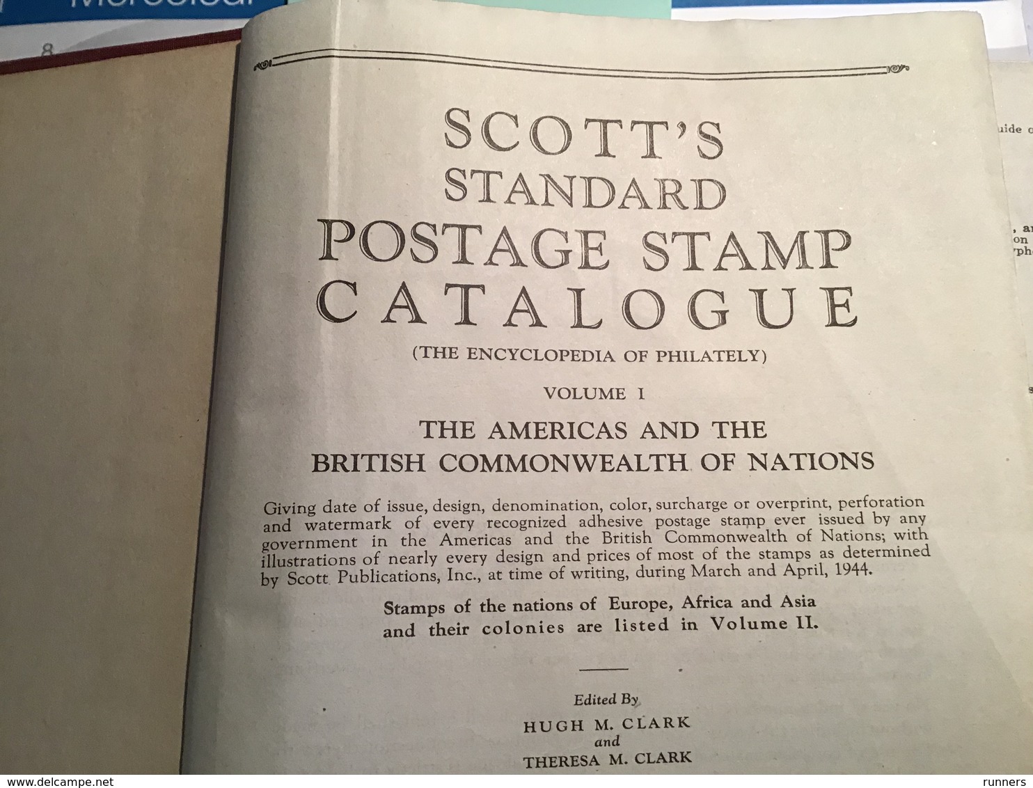 Scott’s  Catalogue Of Stamps 1945 Vol.1 - 1900-1949