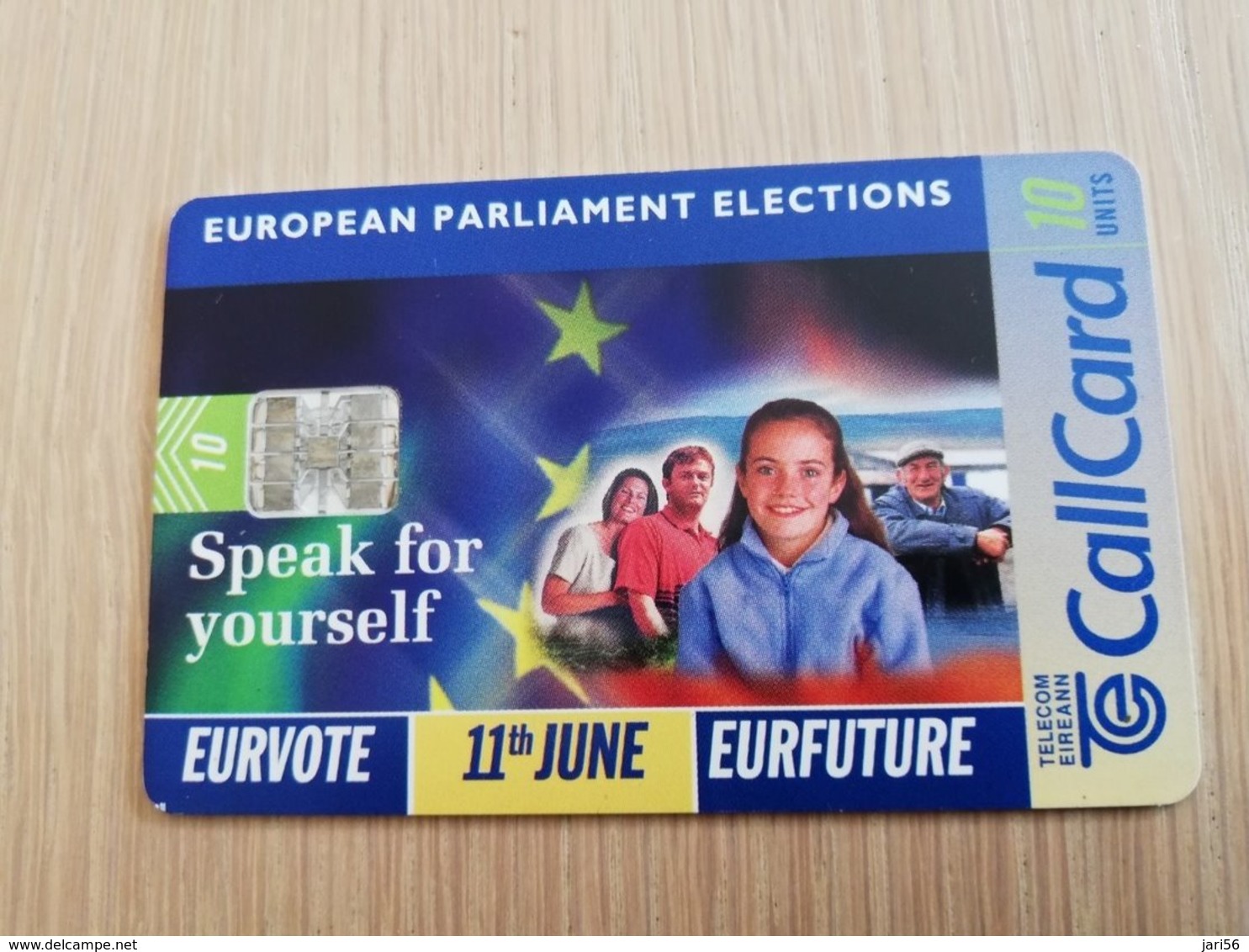 IRELAND /IERLANDE   CHIPCARD 10 UNITS EUROPEAN PARLIAMENT       ** 1074** - Irlande