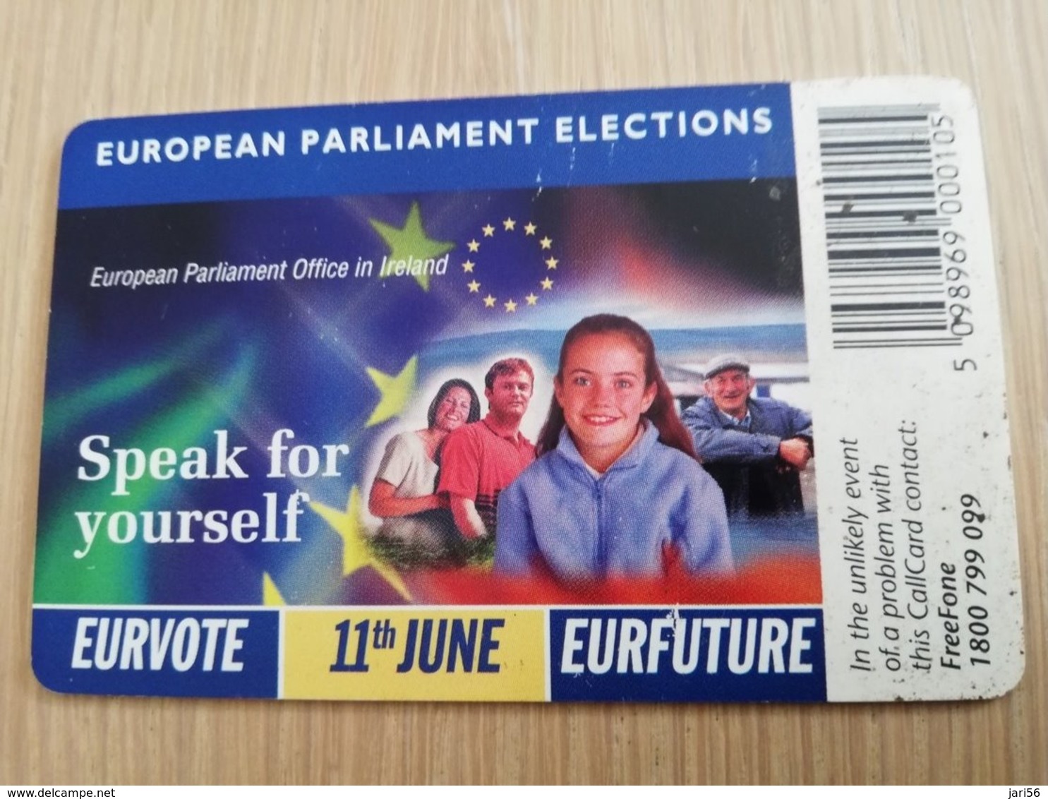 IRELAND /IERLANDE   CHIPCARD 10 UNITS EUROPEAN PARLIAMENT       ** 1074** - Irlande