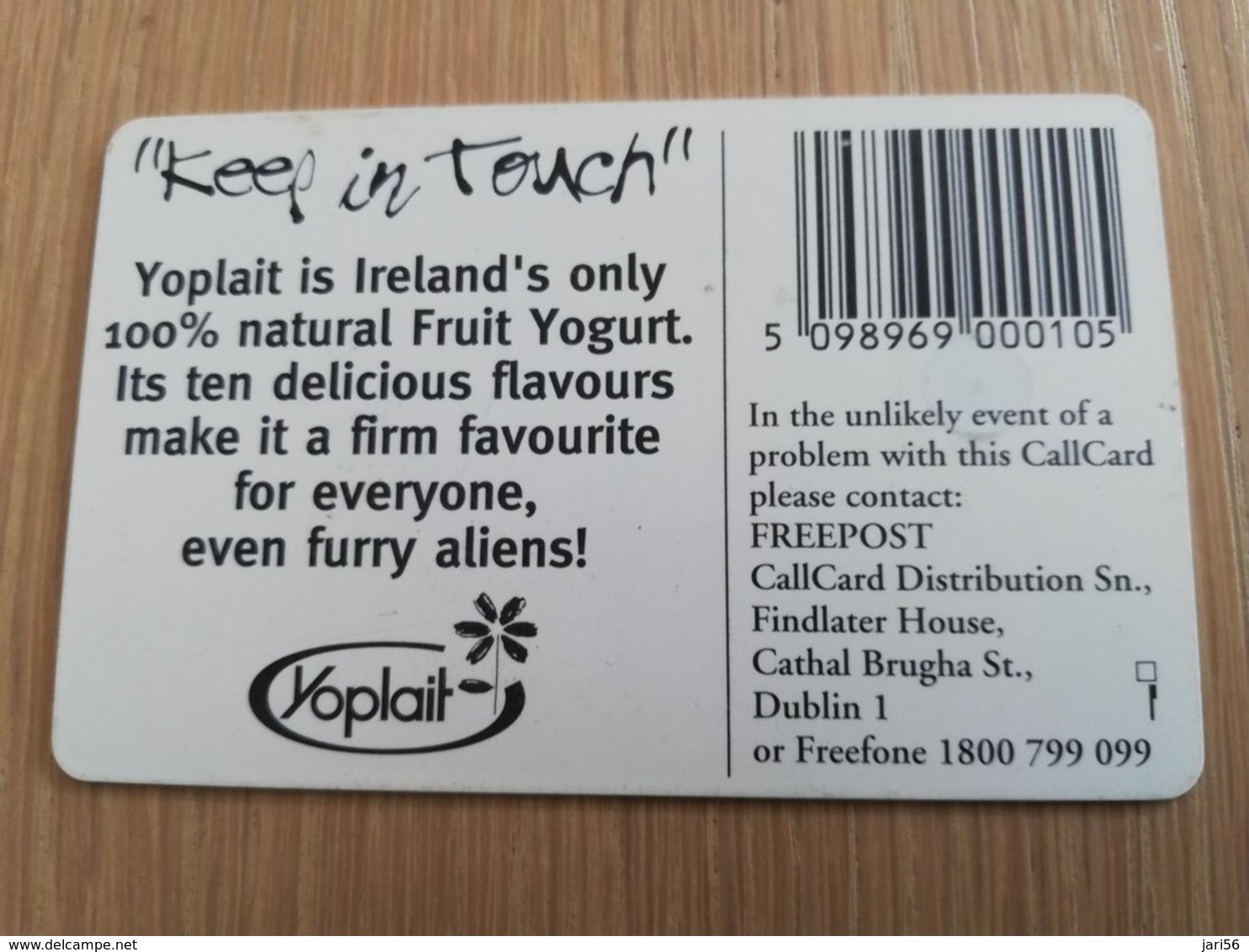 IRELAND /IERLANDE   CHIPCARD 10 UNITS   YOPLAIT     ** 1079** - Irlande