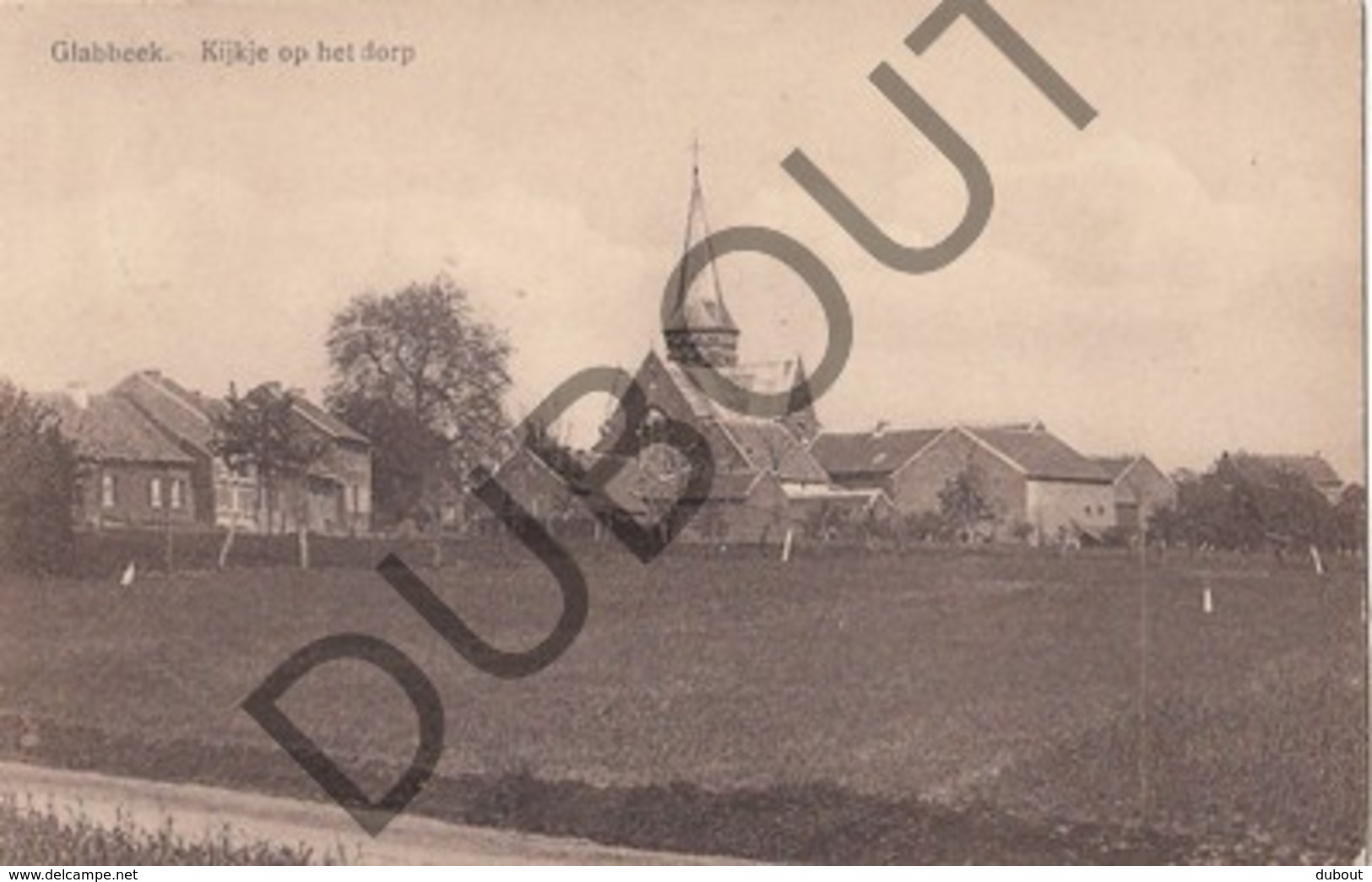 Postkaart-Carte Postale GLABBEEK Zicht Op Het Dorp  (G967) - Glabbeek-Zuurbemde