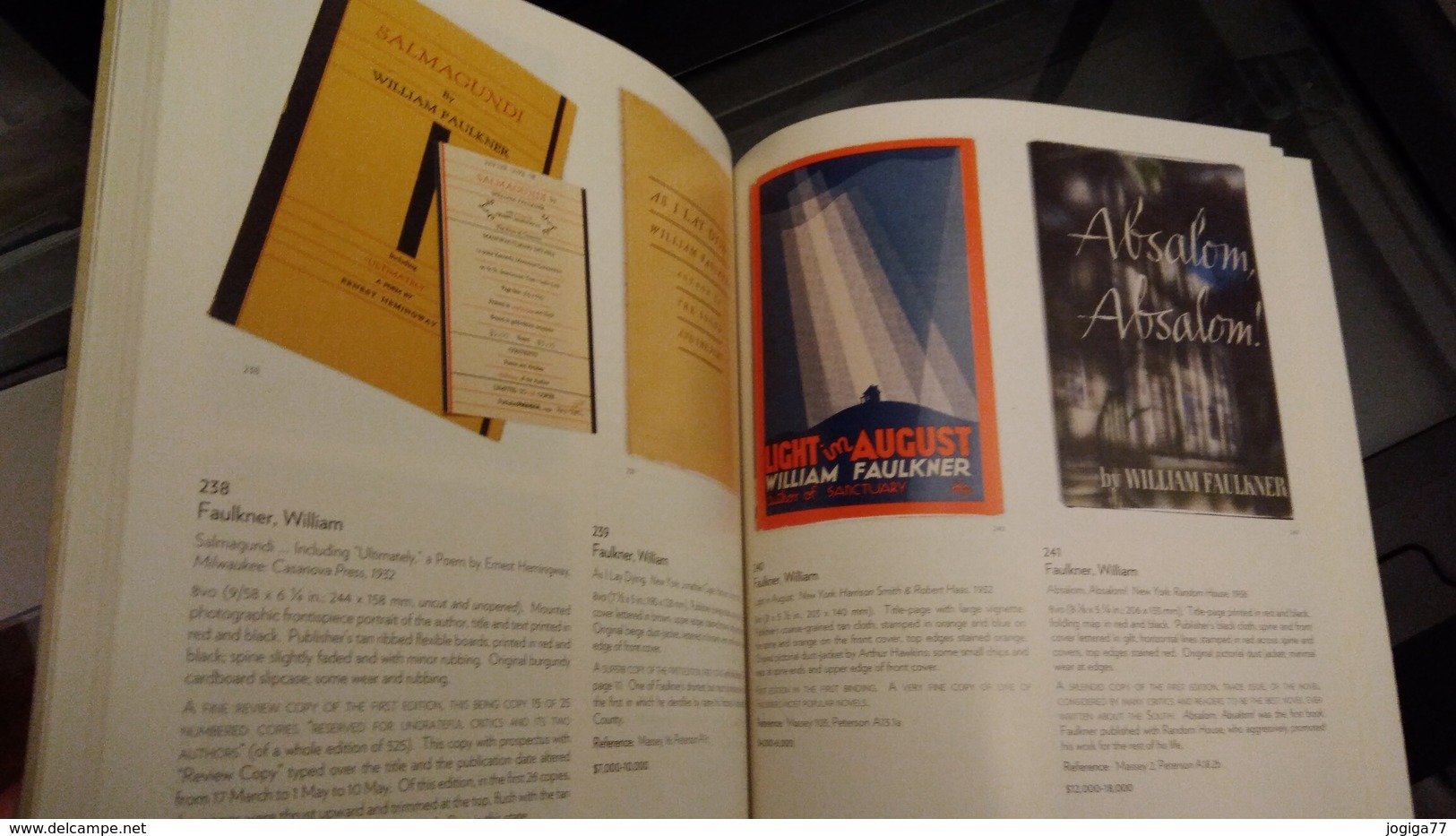 Catalogue Sotheby's ( 2013) Livres Et Manuscrits , Americana , Faulkner - Altri & Non Classificati