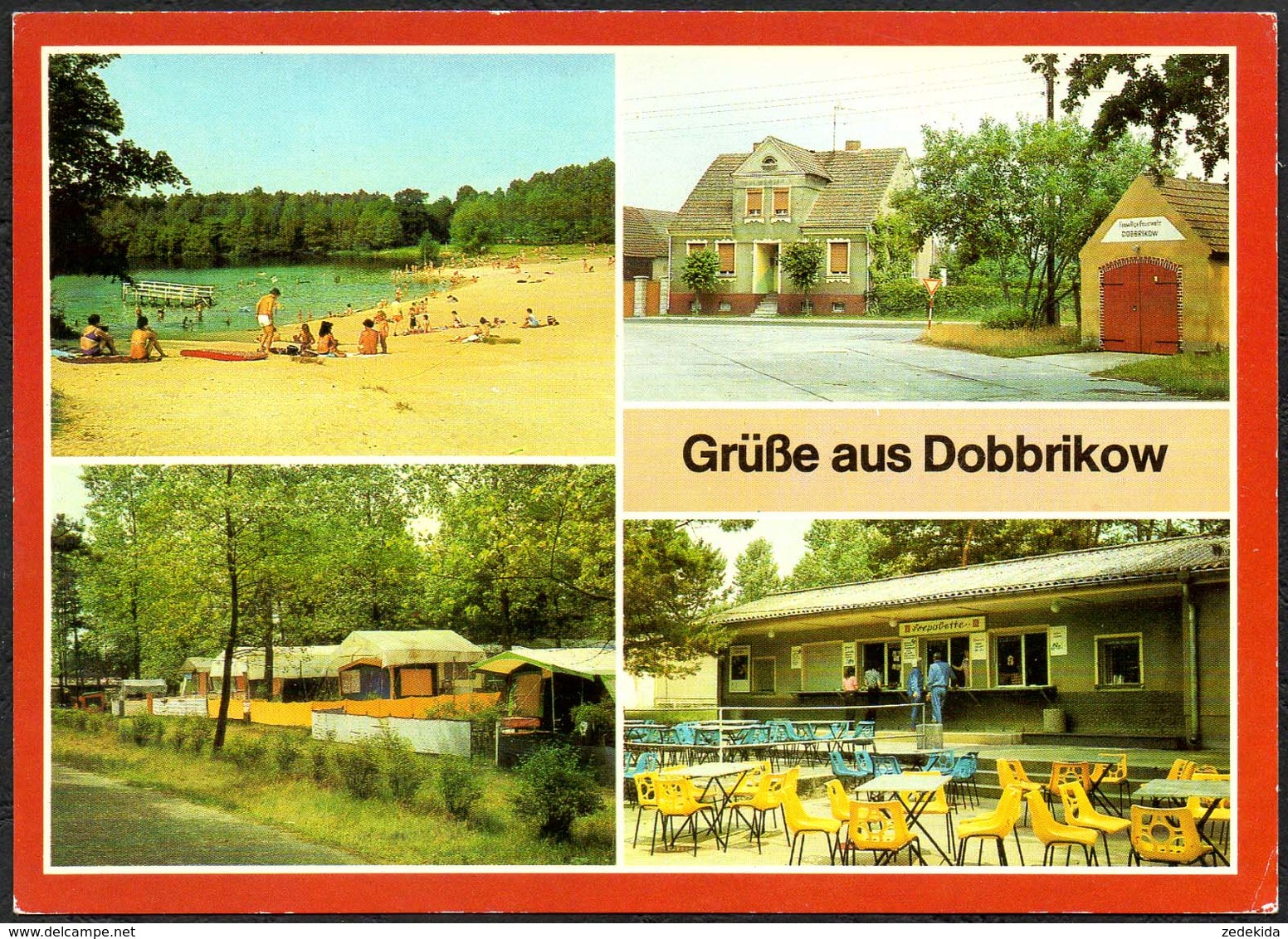 D4879 - Dobbrikow - Campingplatz D/77 Konsum Gaststätte - Bild Und Heimat Reichenbach - Luckenwalde