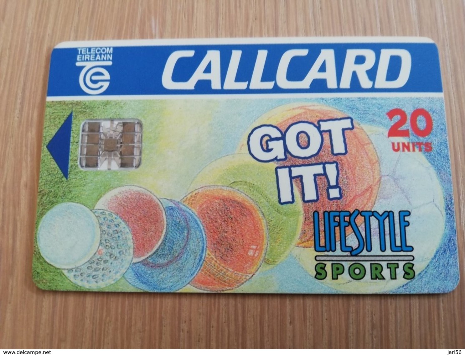 IRELAND /IERLANDE   CHIPCARD  20 UNITS      GOT IT LIFESTYLE SPORTS      ** 1121** - Irlande