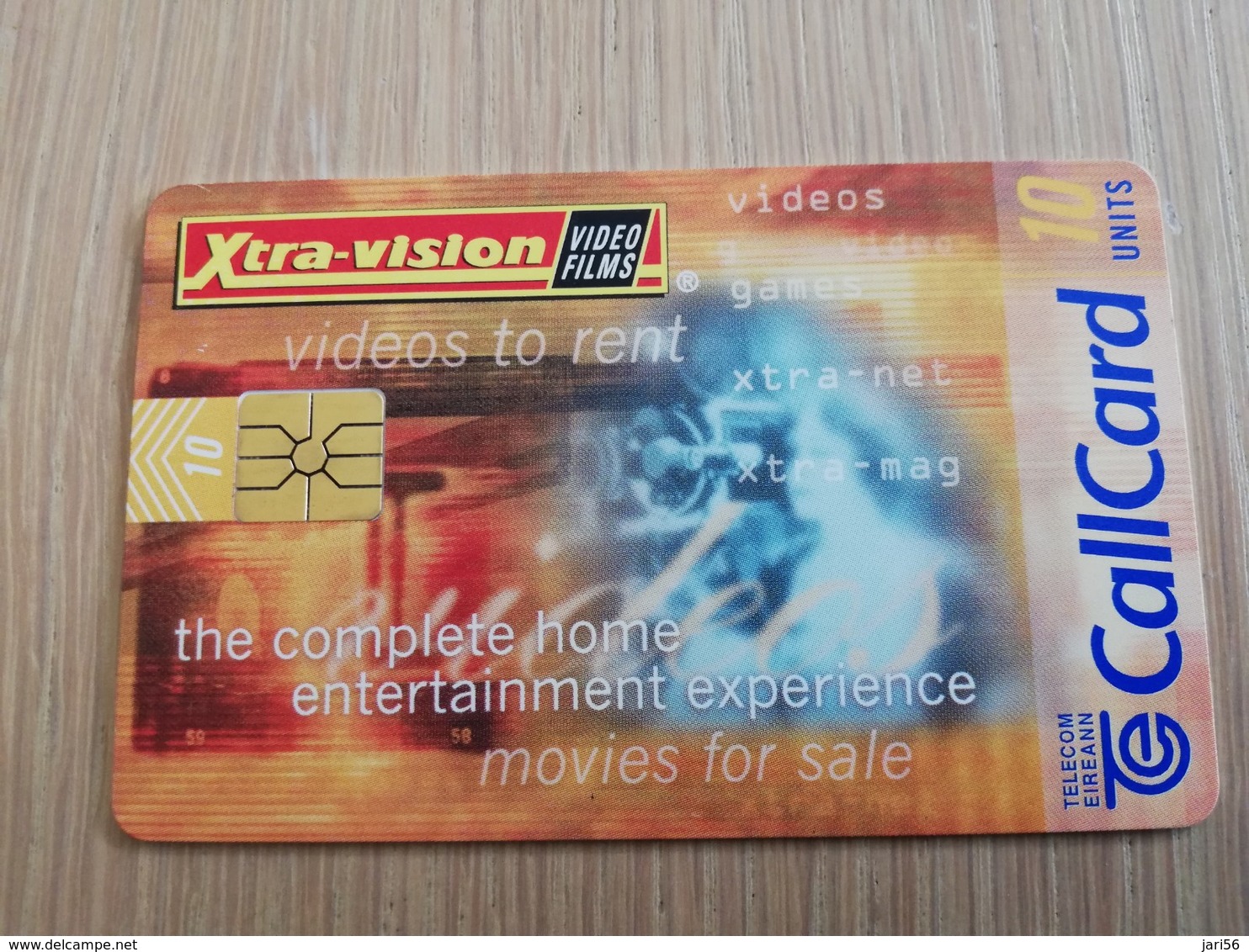 IRELAND /IERLANDE   CHIPCARD  10  UNITS    XTRA VISION FILMS        ** 1124** - Ireland