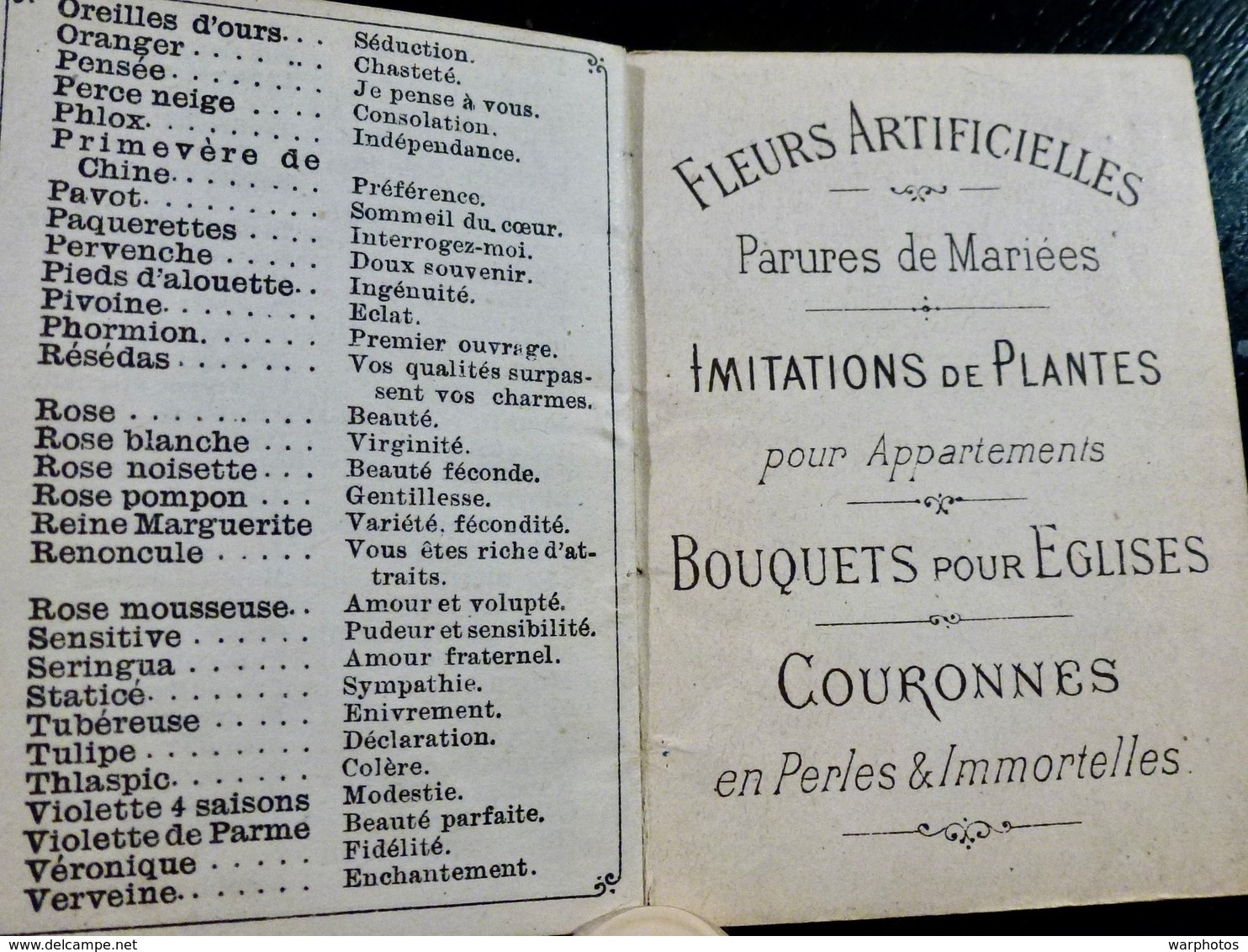 CALENDRIER Petit Format _ 1888 _ 16 Pages Recto Verso - Language Des Fleurs - Petit Format : 1941-60