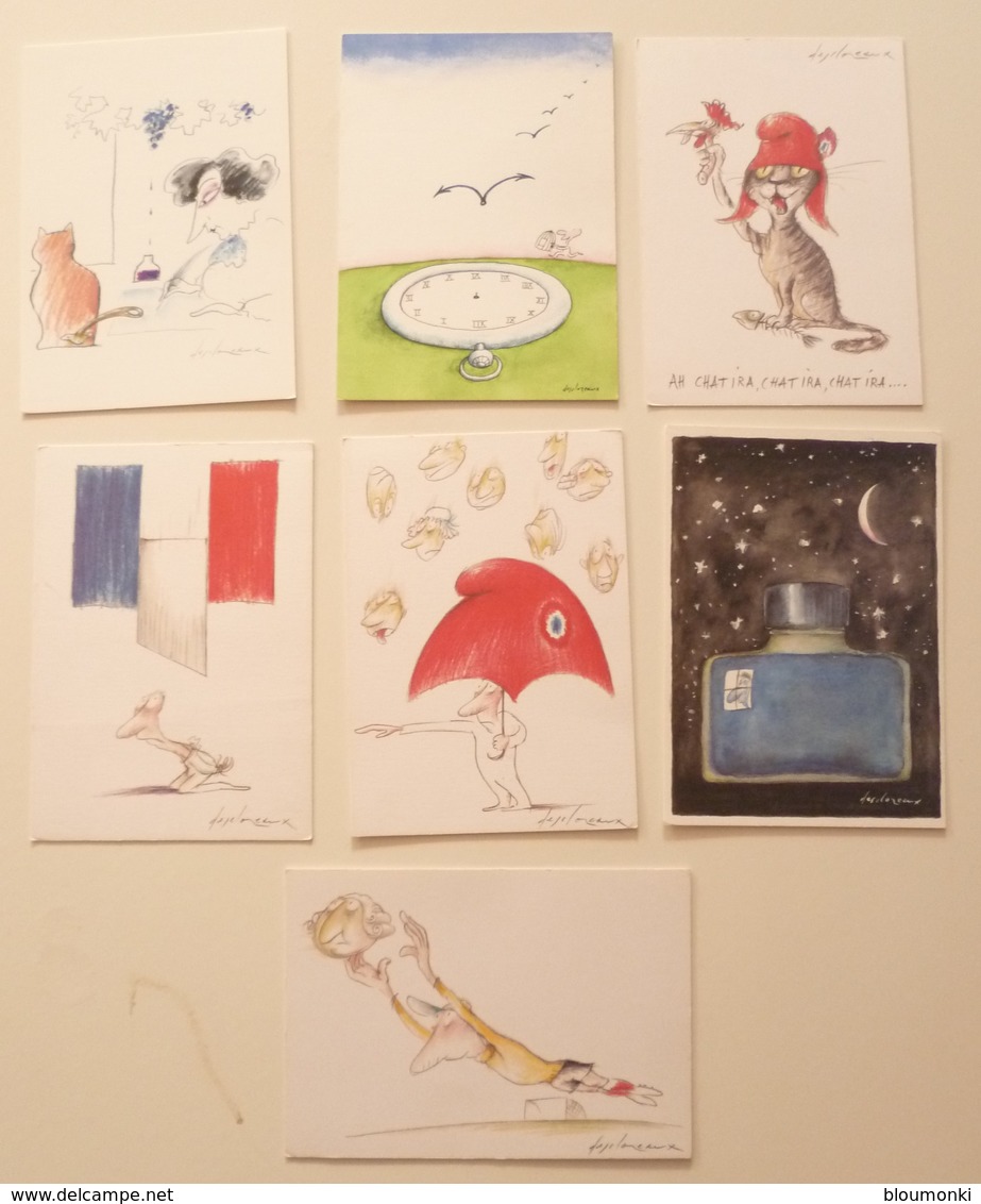 Lot De 7 Cartes Postales / Illustrateurs / DESCLOZEAUX - Desclozeaux