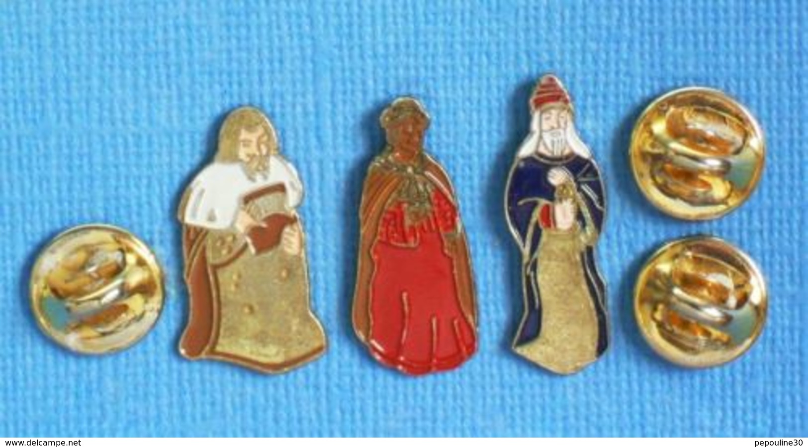 3 PIN'S //  ** LES ROIS MAGES / BALTHAZAR / GASPARD / MELCHIOR ** - Weihnachten