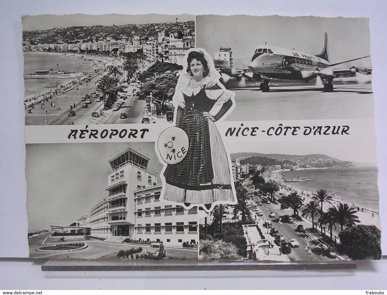 06 - AEROPORT NICE COTE D'AZUR - MULTIVUES - 1962 - Transport Aérien - Aéroport