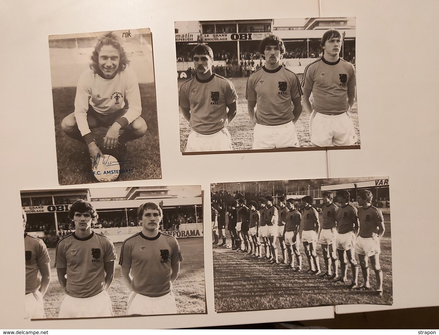 FOOTBALL PHOTOS RARES FESTIVAL INTERNATIONAL TOULON RARE - Advertising