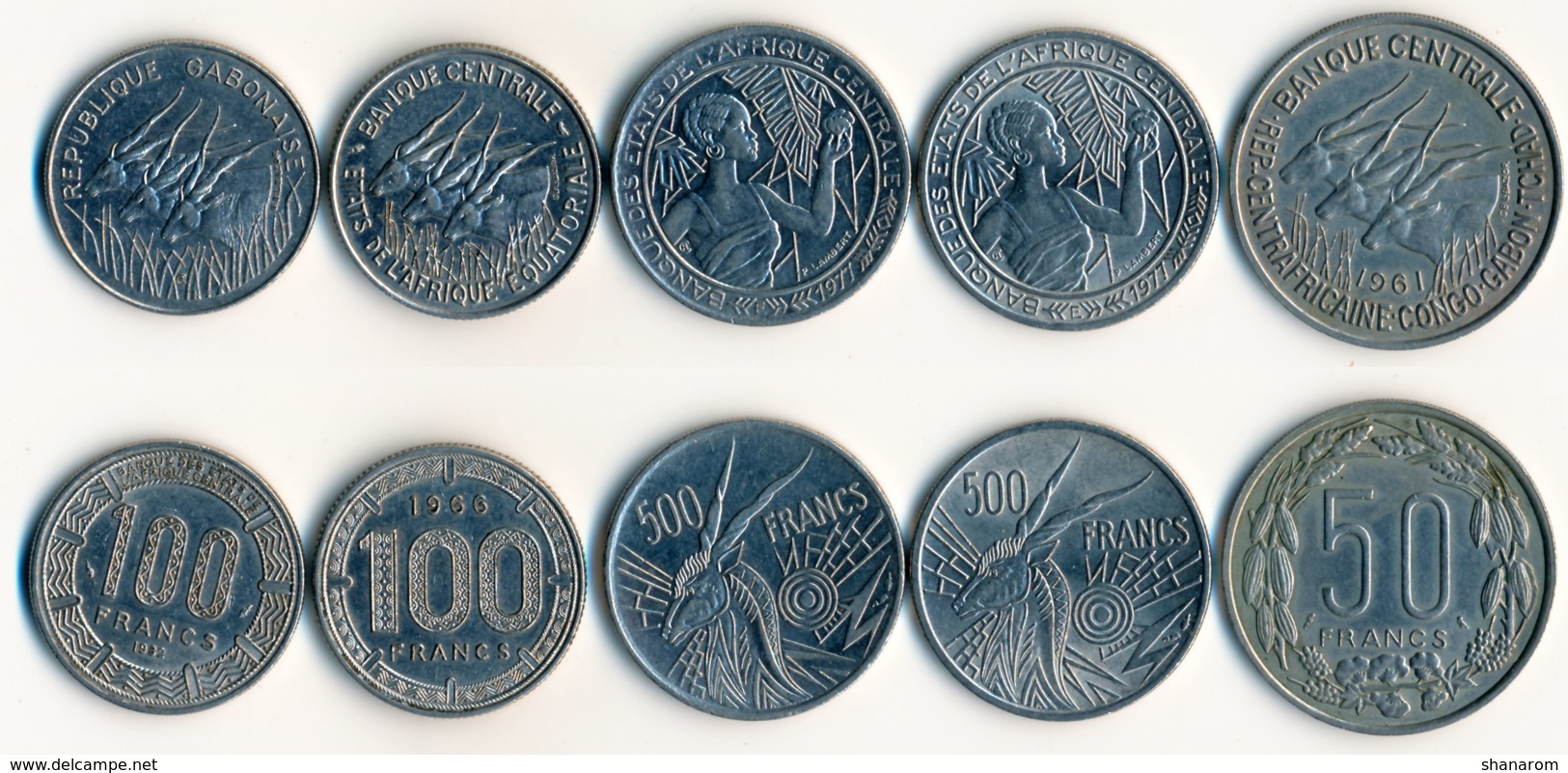 MADAGASCAR // NOUVELLE CALEDONIE // AFARS & ISSAS // CONGO ...SET OF COINS // Divers 25 Pièces - Autres & Non Classés