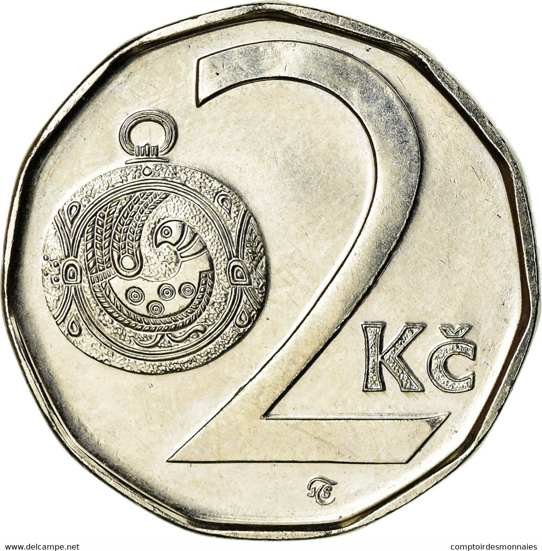 Monnaie, République Tchèque, 2 Koruny, 2013, TTB, Nickel Plated Steel, KM:9 - Tchéquie