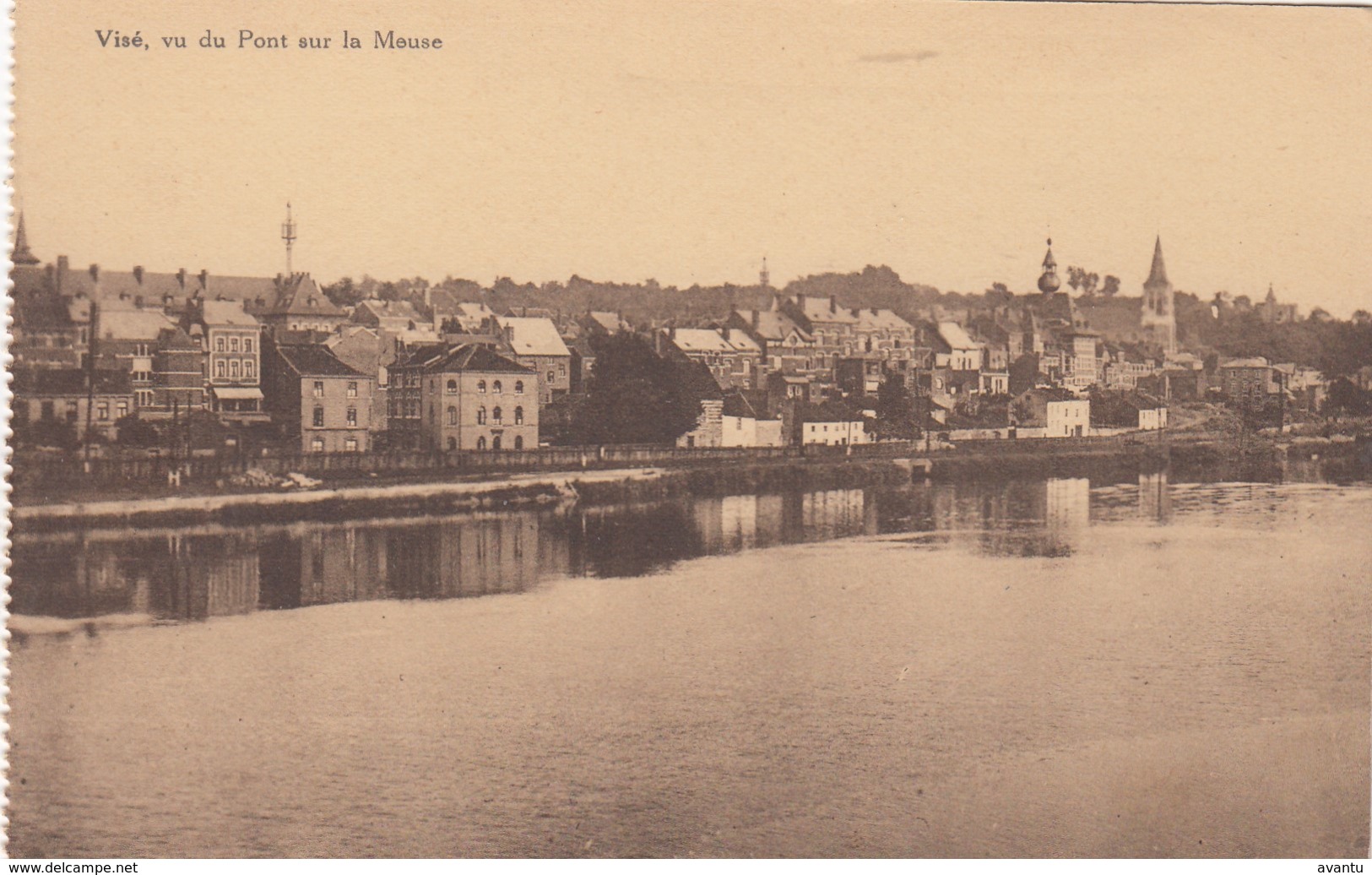 VISE / VU DU  PONT SUR LA MEUSE - Visé