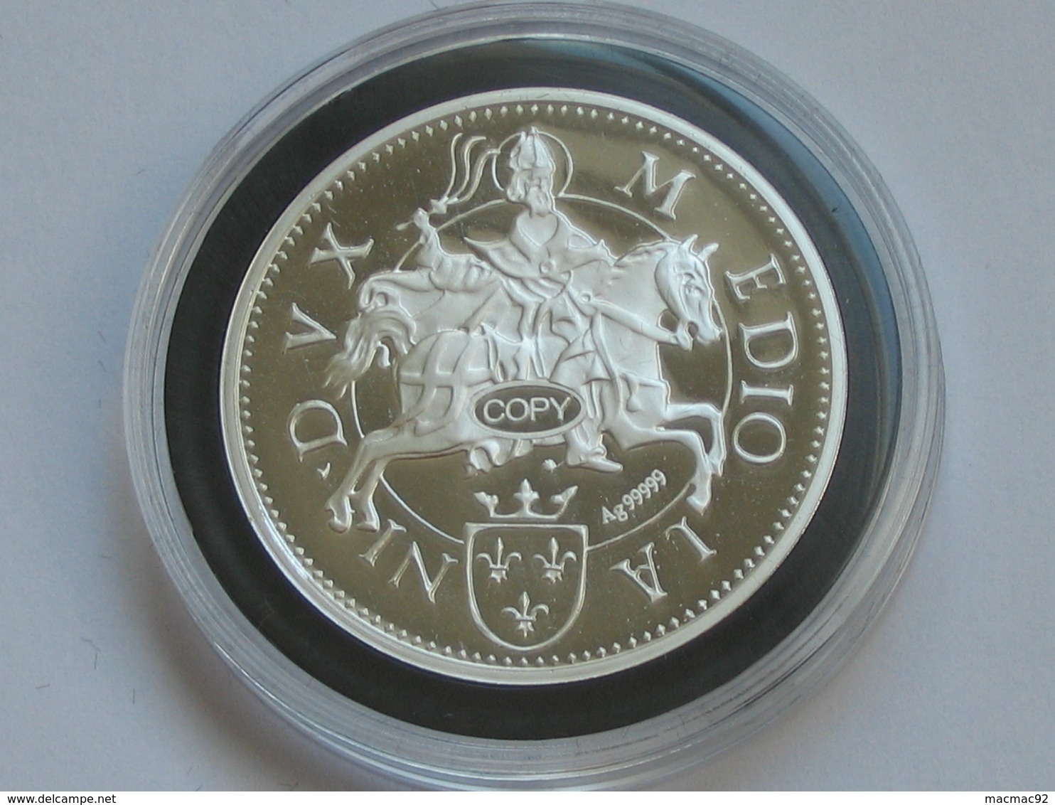 LOUIS XII - TESTON DE MILAN   -  Magnifique Reproduction En Argent   **** EN ACHAT IMMEDIAT **** - 1498-1515 Ludwig XII. 