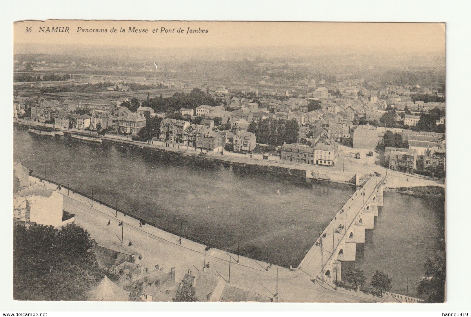 Namur Panorama De La Meuse Et Pont De Jambes - Namur