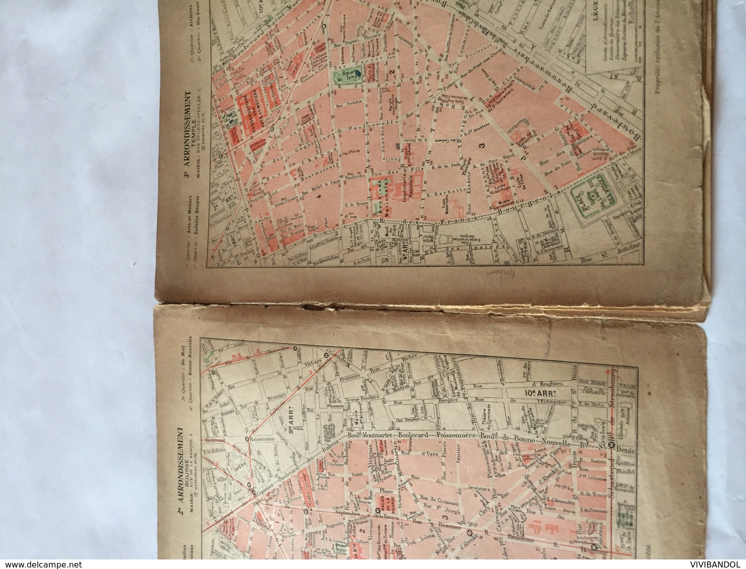 Carte Des Arrondissements De PARIS 1918 - Autres & Non Classés