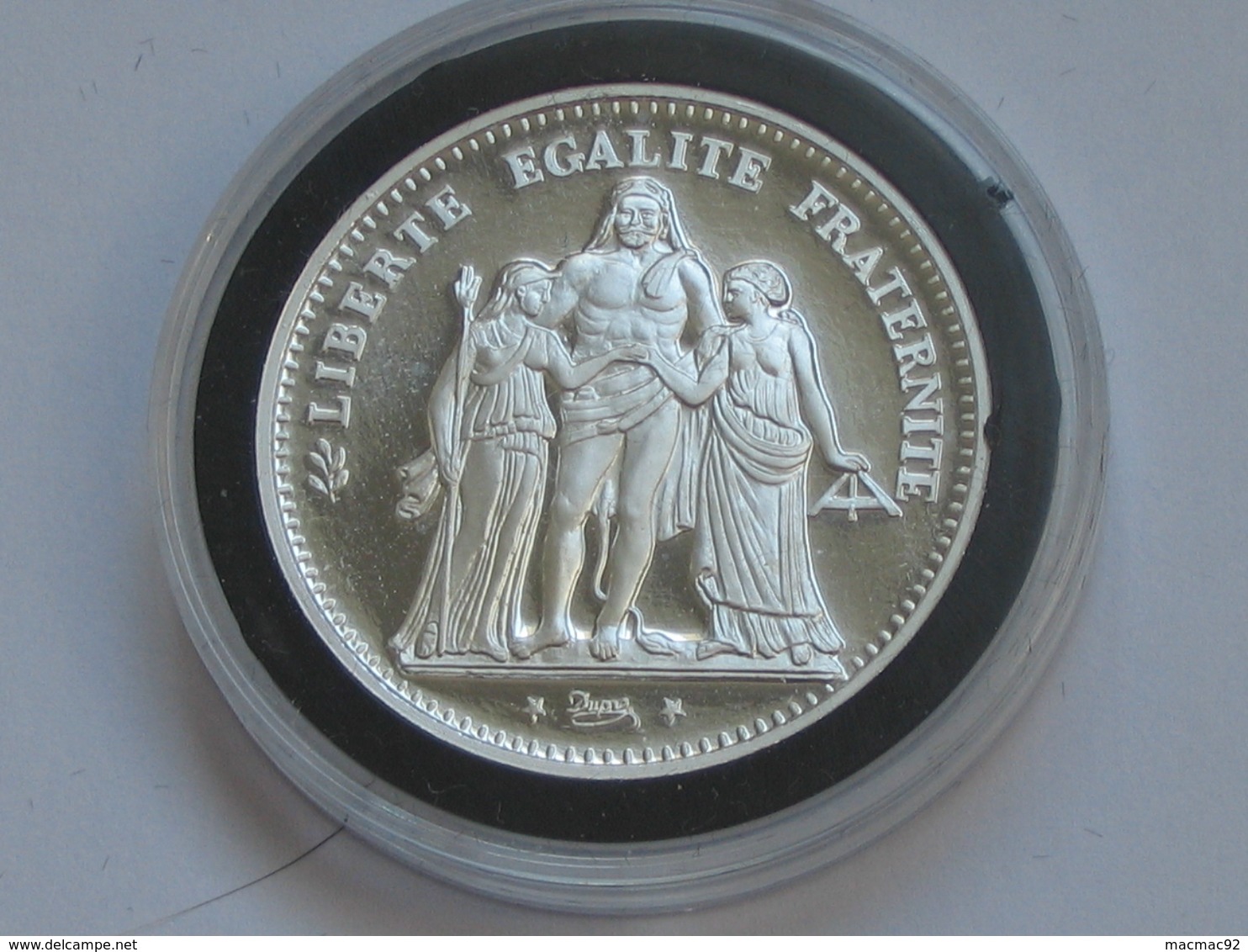 5 Francs CAMELINAT 1871  -  Magnifique Reproduction En Argent   **** EN ACHAT IMMEDIAT **** - Autres & Non Classés