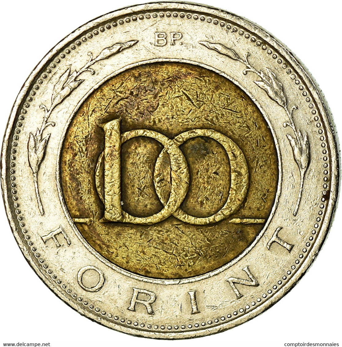 Monnaie, Hongrie, 100 Forint, 1996, Budapest, TB+, Bi-Metallic, KM:721 - Hongrie