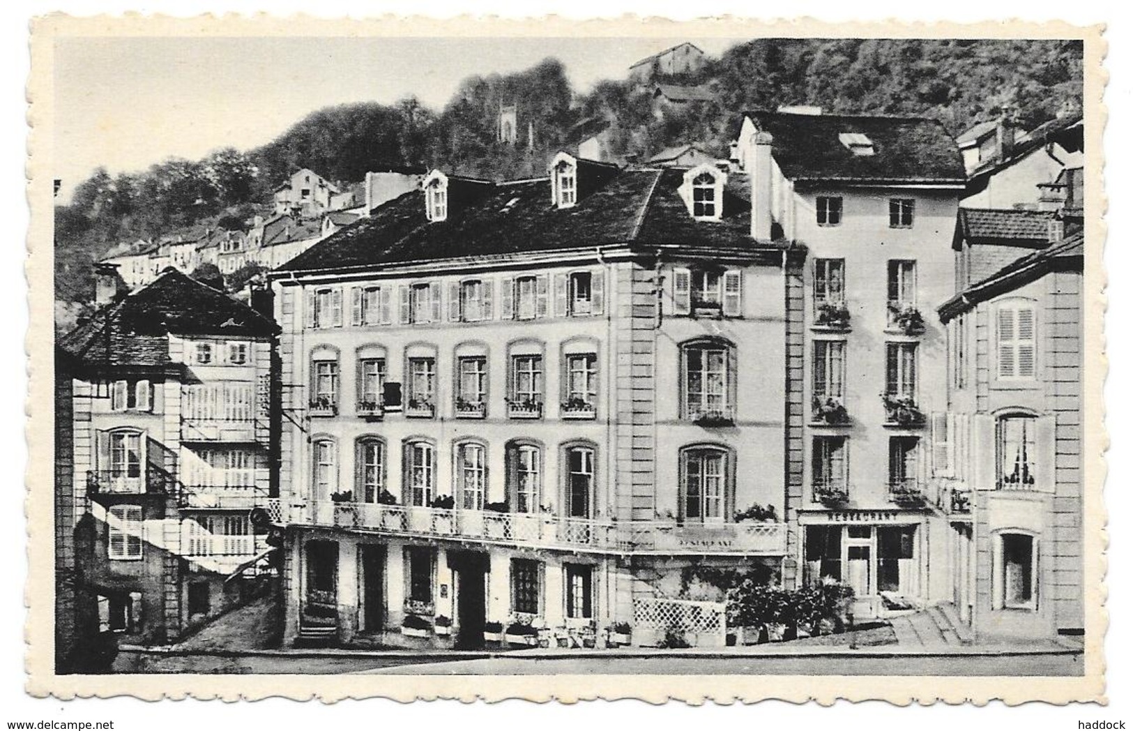 PLOMBIERES LES BAINS : HOTEL DE LA TETE D'OR - Plombieres Les Bains