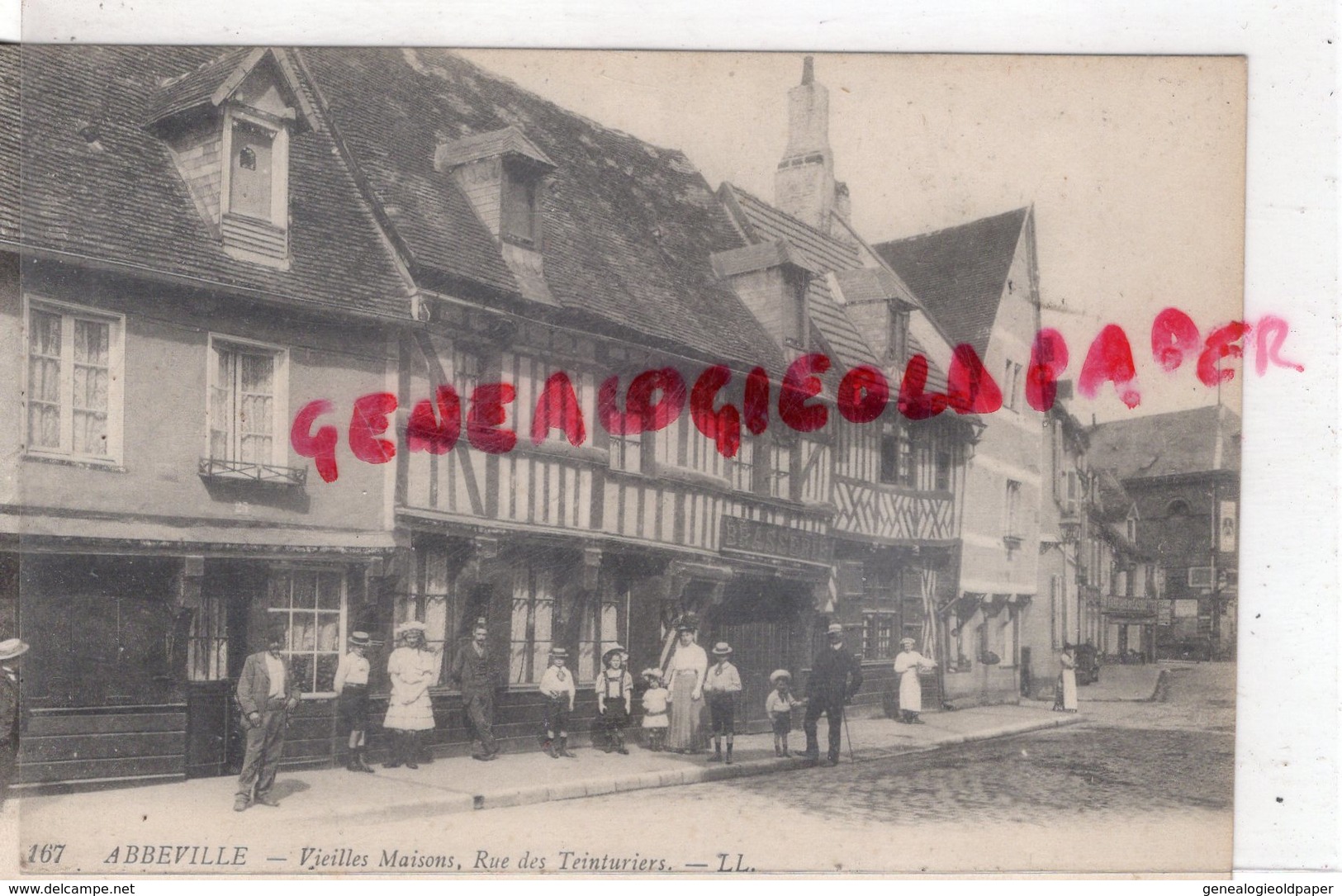 80 - ABBEVILLE -  VIEILLES MAISONS RUE DES TEINTURIERS  - SOMME - Abbeville