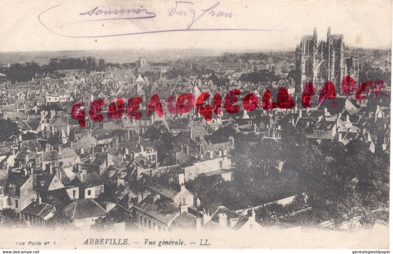 80 - ABBEVILLE - VUE GENERALE   - SOMME - Abbeville