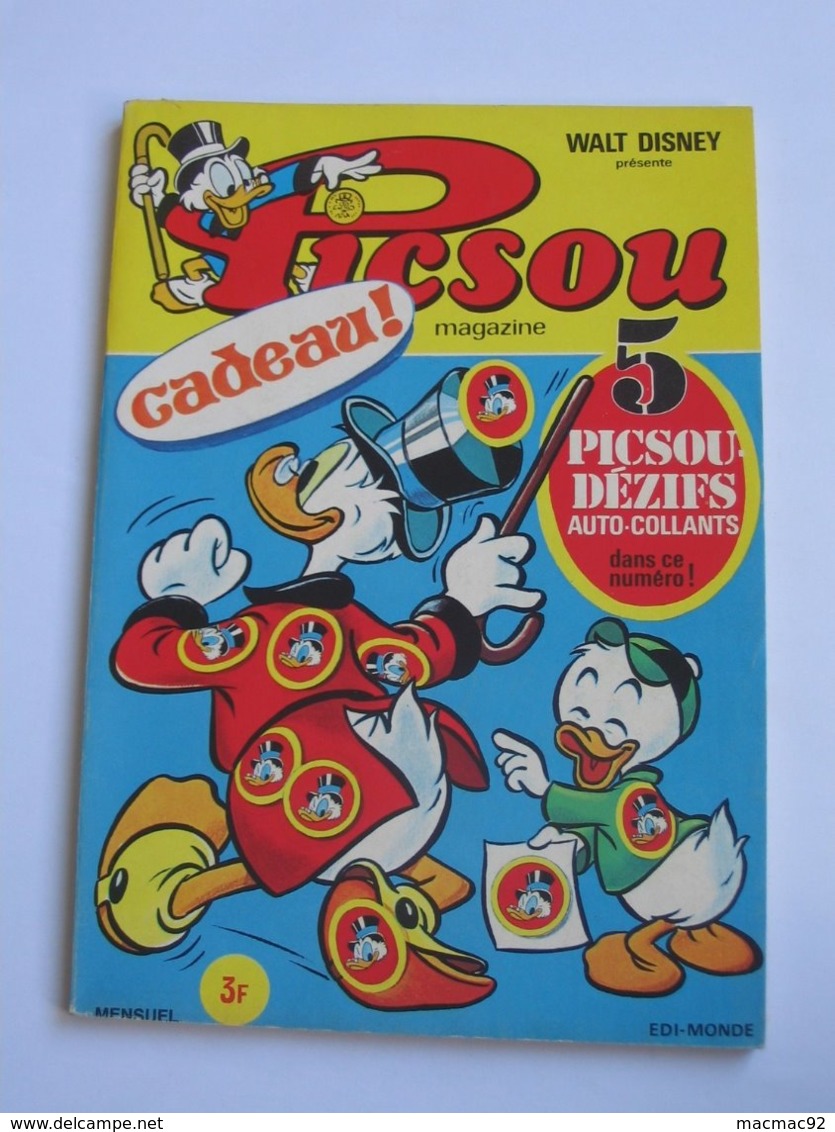 PICSOU MAGAZINE N°18  Avec Les Autocollants !!!   **** EN ACHAT IMMEDIAT **** - Picsou Magazine