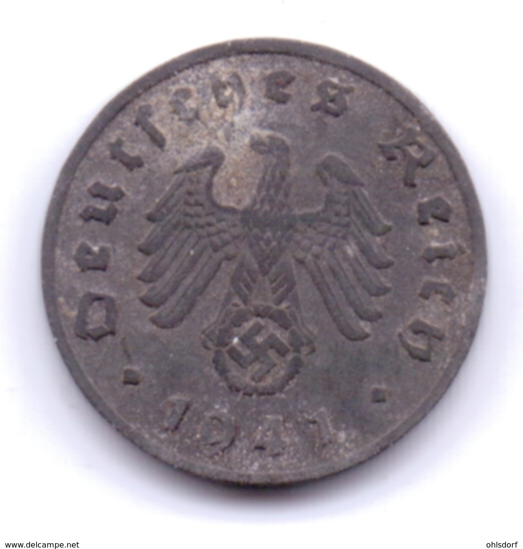 DEUTSCHES REICH 1941 A: 1 Reichspfennig, KM 97 - 1 Reichspfennig