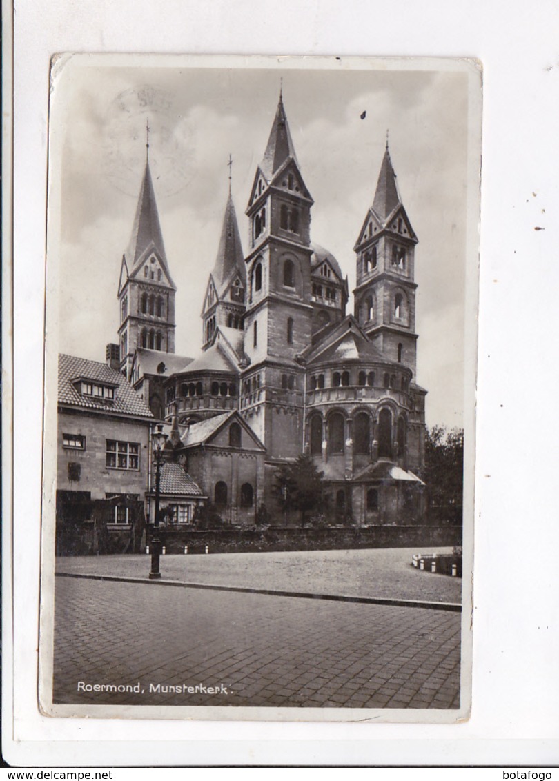 CPA PHOTO ROERMOND, MUNSTERKERK En 1937! - Roermond