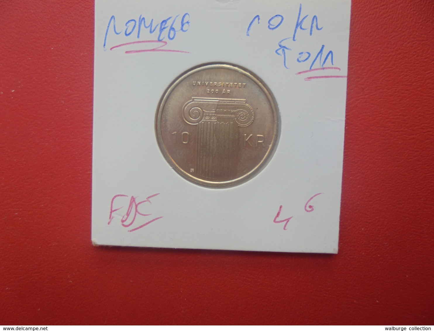 NORVEGE 10 KRONER 2011 QUALITE FDC ! (A.7) - Norvège