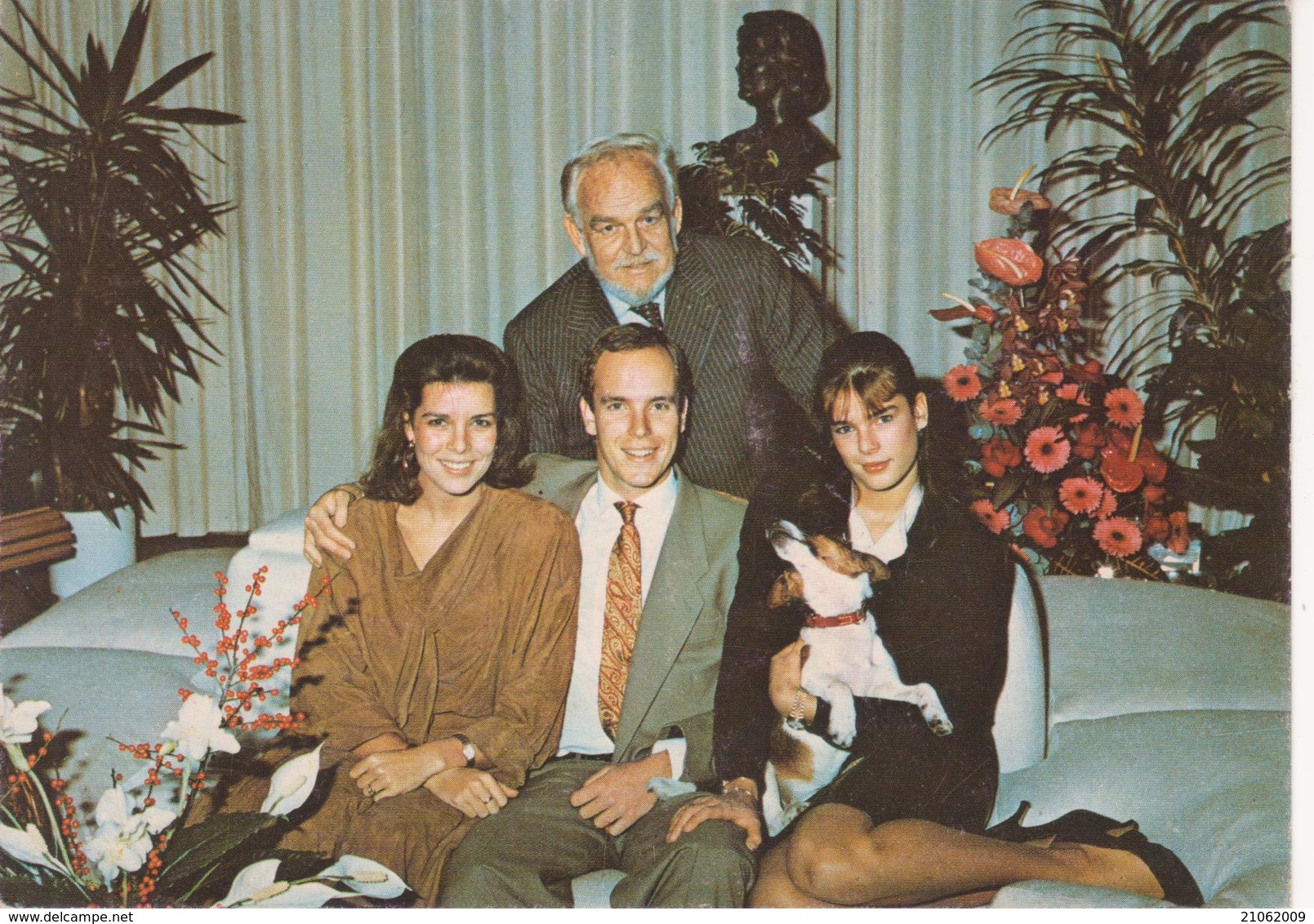 PRINCIPATO DI MONACO - FAMIGLIA REALE CON PRINCIPE RANIERI E ALBERTO II, PRINCIPESSE CAROLINE E STEPHANIE - Royal Families