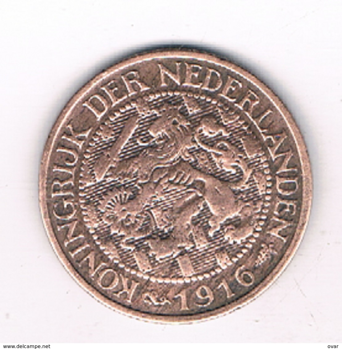 1 CENT 1916  NEDERLAND /2589/ - 1 Cent